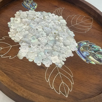 Floral Dots Tray