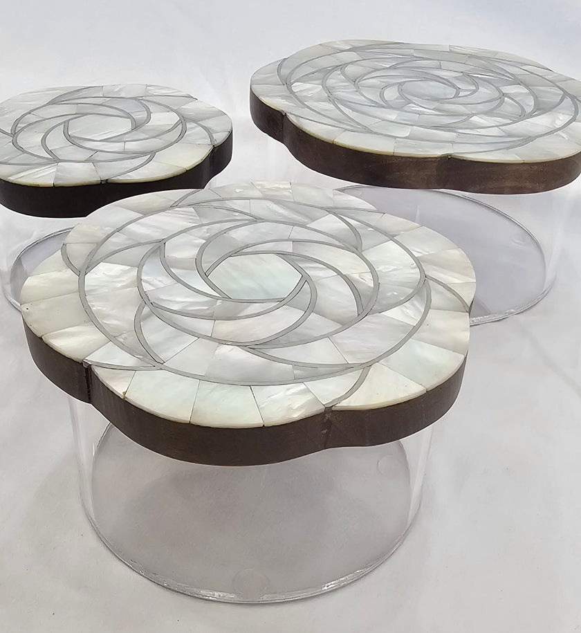 Rose Pearl Round Box