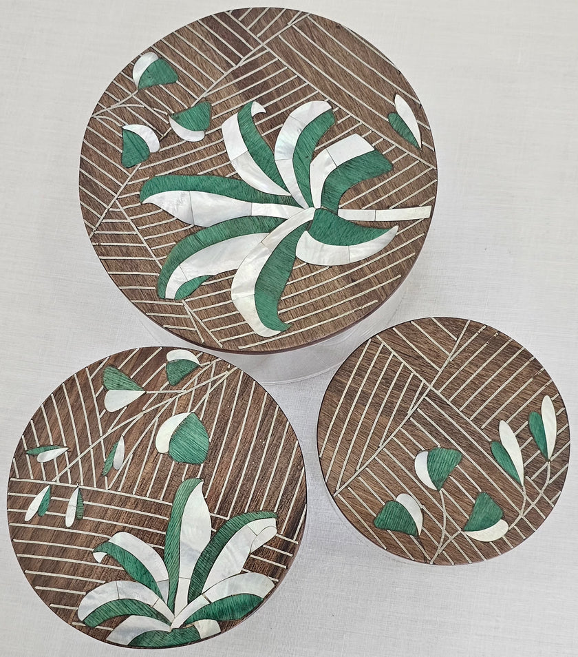 Floral Round Box