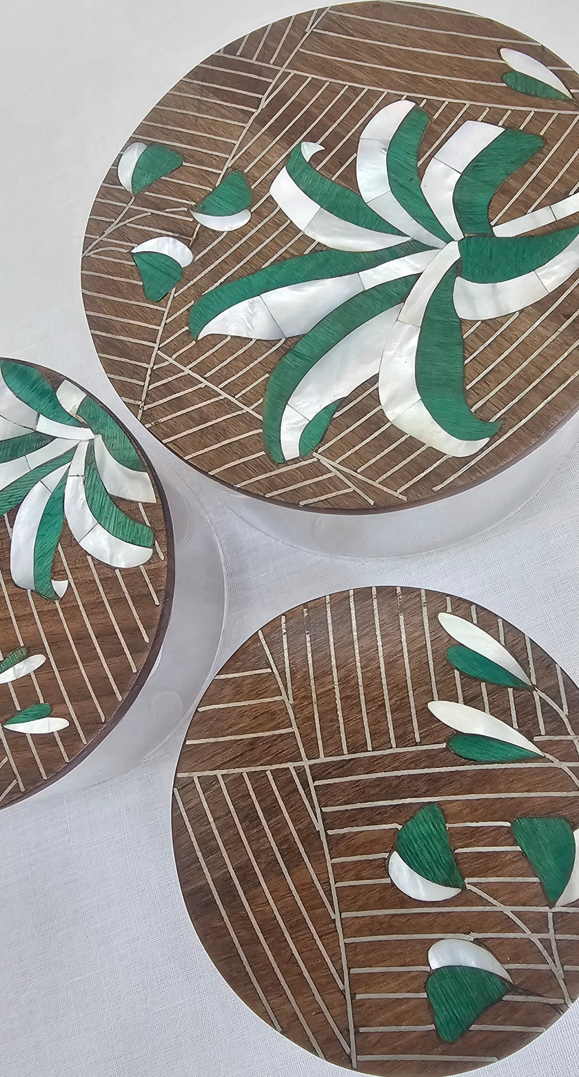 Floral Round Box