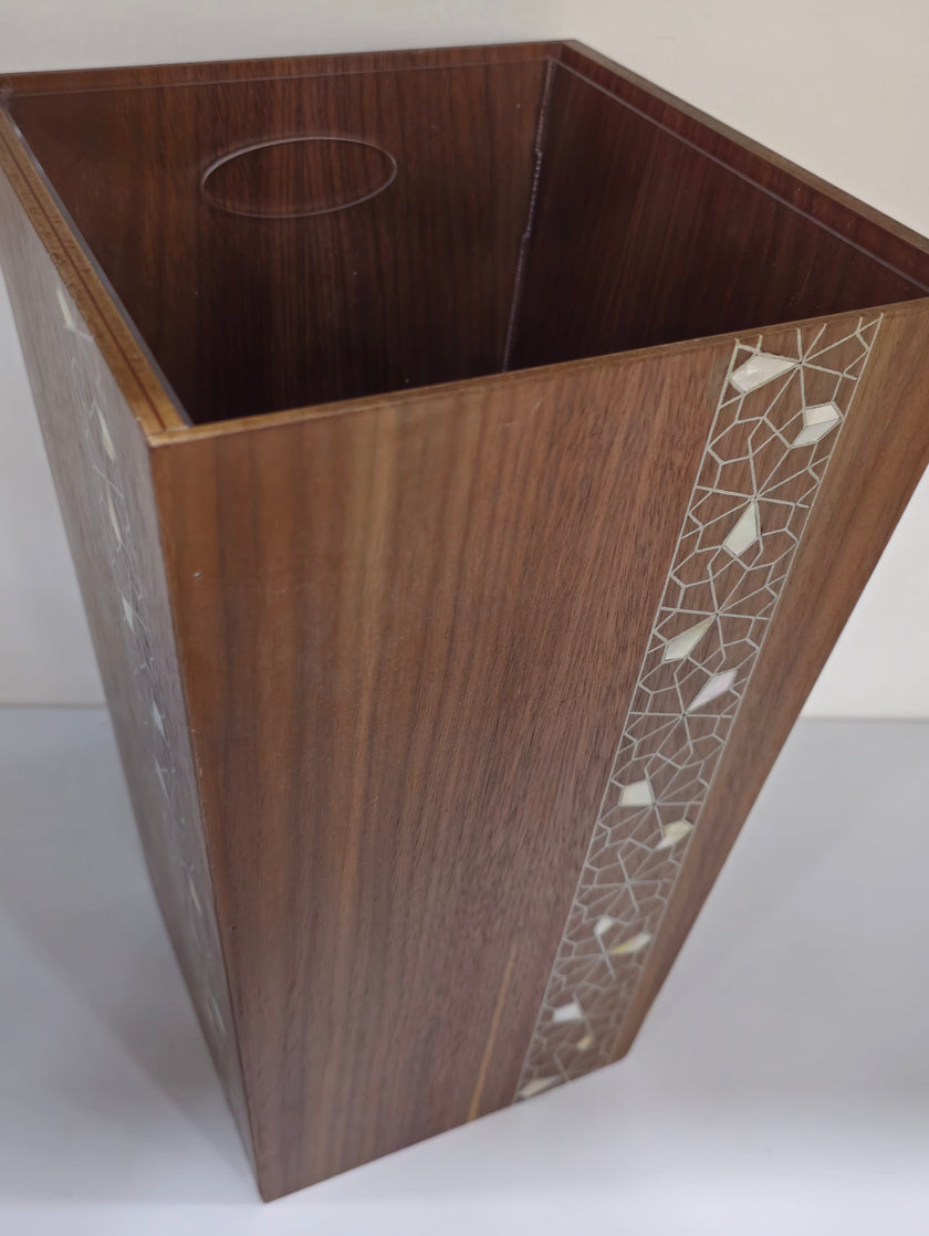 Decorative Wood Bin