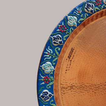 Large Rose Copper Trays