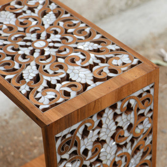 Floral Sofa Table