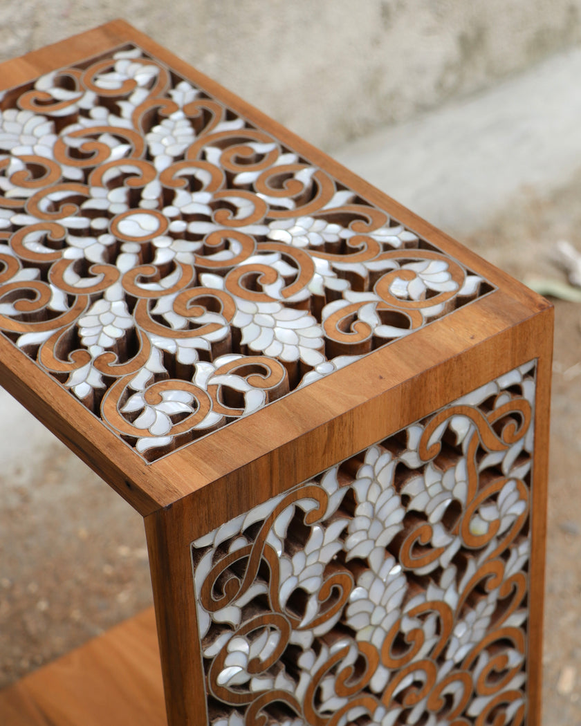 Floral Sofa Table
