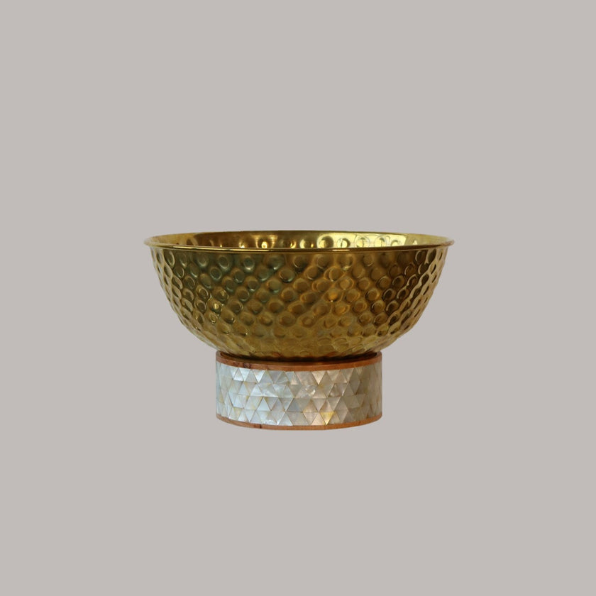 Copper Bowl with Stand