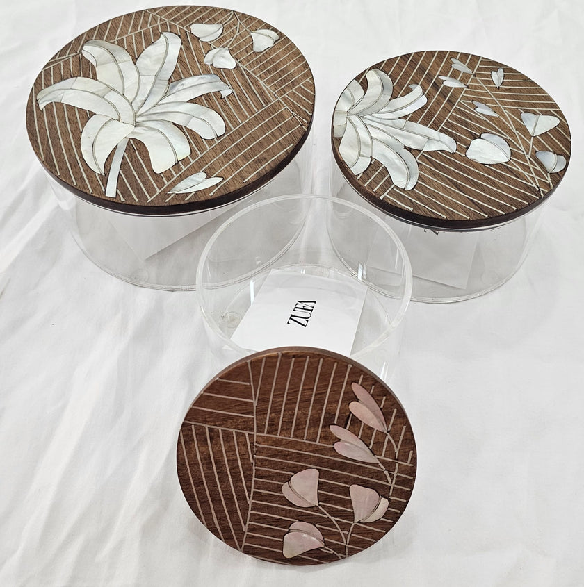 Floral Round Box