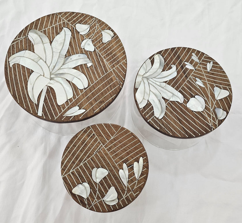 Floral Round Box