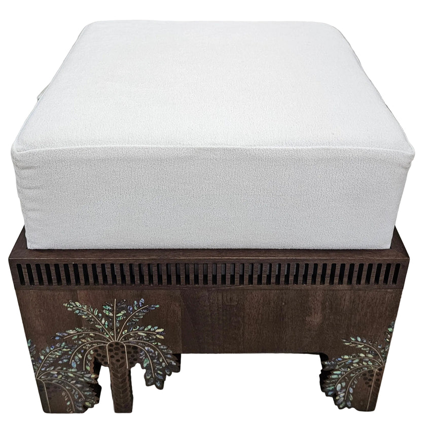 Palm Pouf Chair