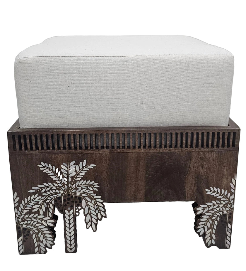 Palm Pouf Chair