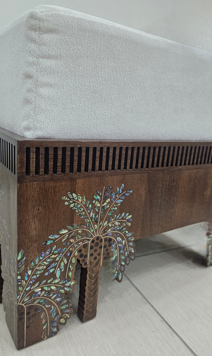 Palm Pouf Chair