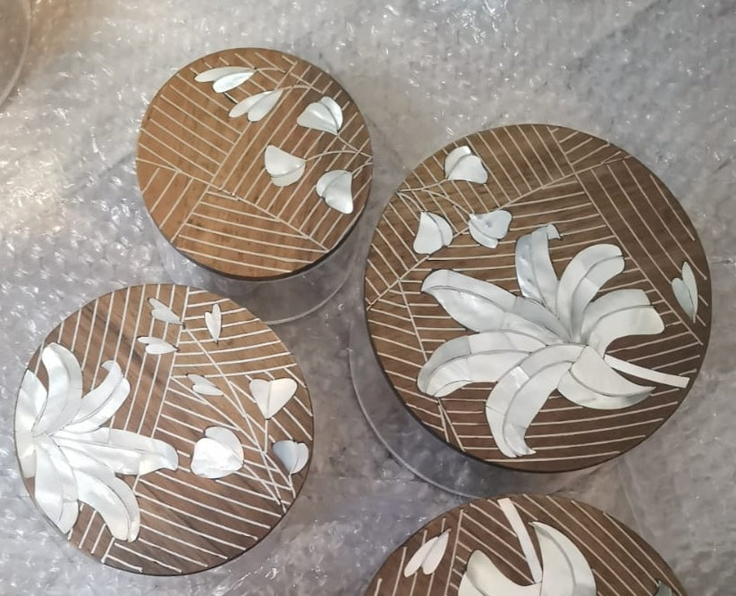 Floral Round Box
