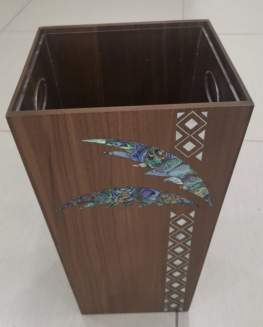 Decorative Wood Bin