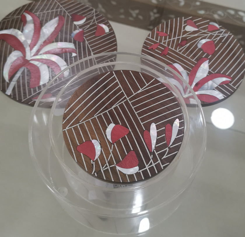 Floral Round Box